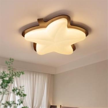 Imagem de Nórdico Moderno Quarto Lâmpada De Teto LED Moda Simplicidade Arte Sala De Estar Estudo De Restaurante Quarto Infantil Corredor Varanda Luz (3864 D62CM)