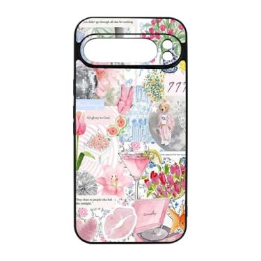 Imagem de qizjio Coquette Capa de telefone colagem à prova de choque bonita estética capa de telefone para Google Pixel 9 Pro XL