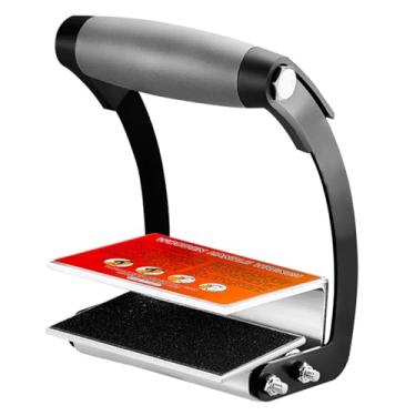 Imagem de SENKEYFE Ferramenta de elevação de painel mental - ferramenta de elevação e transporte de madeira compensada, placa de cimento sintético para drywall com faixa de aderência de 0-2,5 cm, ferramenta de