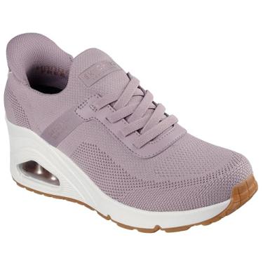 Imagem de Skechers Tênis feminino Uno Wedge - Slip N Knit Hands Free Slip-ins, Malva, 41