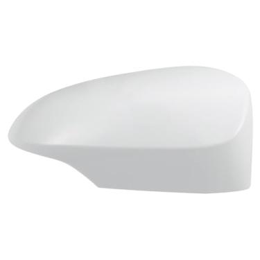 Imagem de Edinstry Espelho do lado direito do carro espelho lateral do passageiro espelho de porta do carro ou capa espelho retrovisor ou tampa para Toyota Corolla 2014 2015 2016 2017 2018 branco