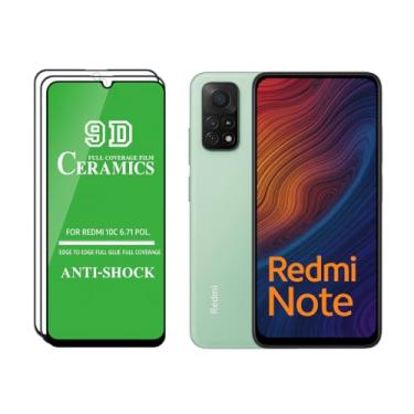 Imagem de 3 Películas de Cerâmica 9D todos modelos Redmi: 13 13s 12 12s 11 11s 10 10s 9 8 Pro 5G Note (NOTE 12)