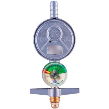 Imagem de Regulador de Gás Acabamento Bruto 505/01 com Manômetro - 070946 - ALIANÇA