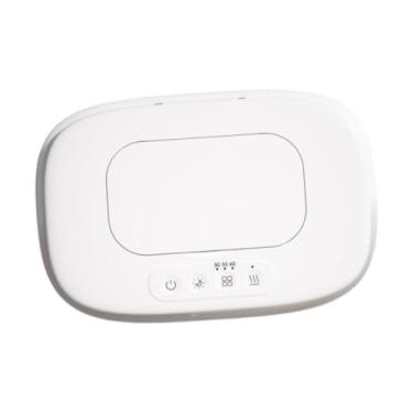 Imagem de Dynwave Aquecedor de lenços umedecidos para bebês, dispensador de lenços umedecidos, 3 controles de temperatura, com luz noturna, aquecedor de fraldas, grande