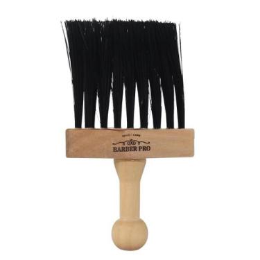 Imagem de Espanador de madeira mini - barber pro - SEM MARCA