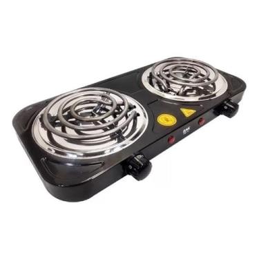 Imagem de Fogão Cooktop Elétrico Fogareiro BAK 2 Bocas Portatil 110V