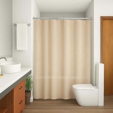 Imagem de Cortina de Box Tecido Poliéster (Bege)
