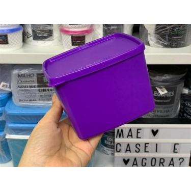 Imagem de Tupperware Jeitoso 800 ml Roxo Escuro - Recipiente para Freezer