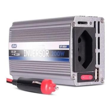 Imagem de Inversor de Tensão LB-In901, 12V para 220V, 200W, Onda Senoidal Modificada, USB 2.1A