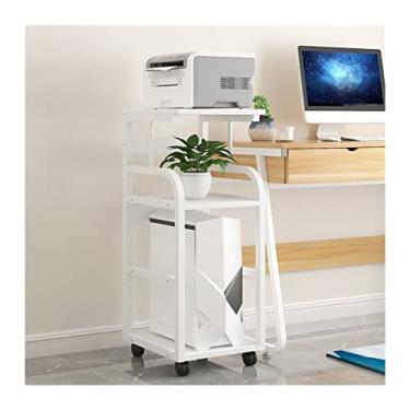 Imagem de SUNESA Suporte de impressão do chão ao teto para impressora rack de armazenamento de chassi de mesa multicamadas gabinete móvel de escritório PC quadro principal mesa de impressora (cor: 1)