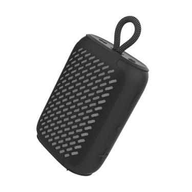 Imagem de Ruimatech MS6 Caixa de Som Bluetooth Portátil IPX6, Grave Turbo 6W com Ímã NdFeB, 12h de Música, TWS Estéreo, Capa Antichoque, Hands-Free, Presente pra Festa, Trilha e Piscina (preto)