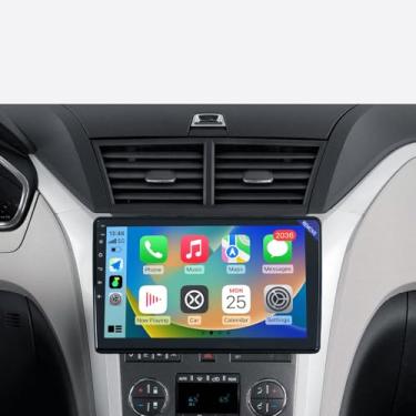 Imagem de Rádio de carro estéreo Android 13 de 26 cm para Chevy Silverado 2007-2013, Tahoe, Equinox, GMC Sierra, Yukon com CarPlay sem fio, Android Auto, controles originais, assistente de voz Siri