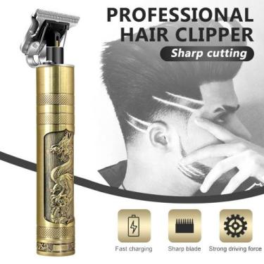 Imagem de Máquina de cortar cabelo elétrica OMKARSY Pro Li Outliner Grooming USB