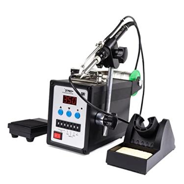 Imagem de Estação de solda 376d + pressione manualmente o pé para sair da lata e dormir automaticamente 90w máquina de solda automática de alta potência