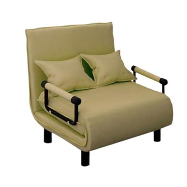 Imagem de Sofá-cama dobrável Sofá-cama, cadeira conversível, multifuncional, dobrável, moderna, cama de hóspedes para quarto pequeno, apartamento(Green,100cm)