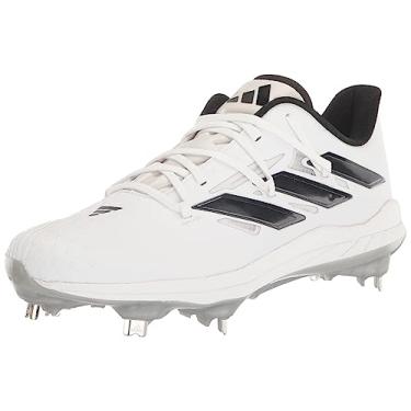 Imagem de adidas Tênis masculino Adizero Afterburner 9, Branco/preto/prata metálico, 13