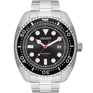 Imagem de Relógio Orient Masculino Ref: Mbss1444 P1sx Solar Diver Prateado