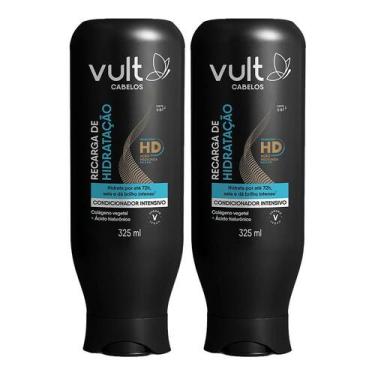 Imagem de Kit 2 Condicionador Hidratante Recarga de Hidratação Cabelos 325ml Vul