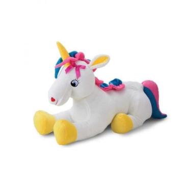 Imagem de Unicórnio de Pelúcia Naninha 60 cm Antialérgico - CTX Pelúcia