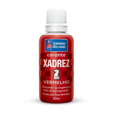 Imagem de Corante para tintas líquido xadrez vermelho 50ml - SHERWIN-WILLIAMS