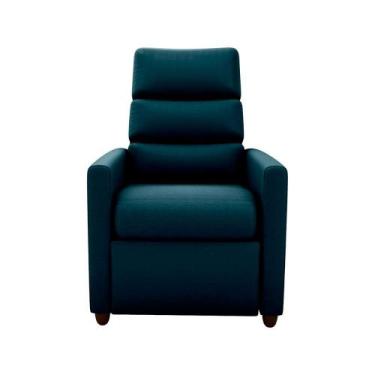 Imagem de Poltrona do Papai Confortável Reclinável Turin Matrix, SUEDE PETRÓLEO