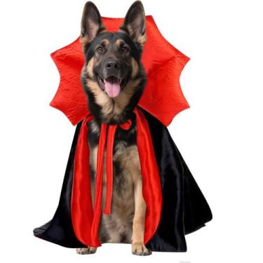 Imagem de Fantasia de cachorro Wiz BBQT Vampire Halloween para raças grandes