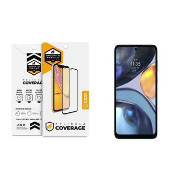 Imagem de Película Coverage 5D Pro Preta para Motorola Moto G22 - Gshield