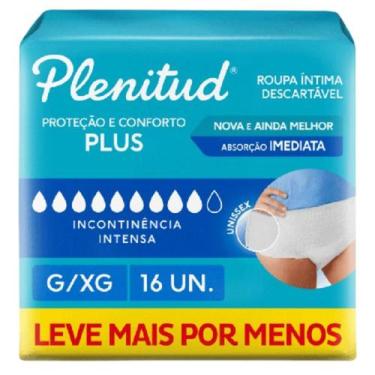 Imagem de Fralda Calça Plenitude Protect Plus Com 16 Und. 1 Pct, G/XG