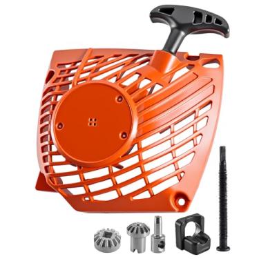 Imagem de Conjunto de arranque de recuo com ajustador de corrente serve para Echo CS370 CS400 CS370F CS400F Motosserra substituir A051000982 A051000981