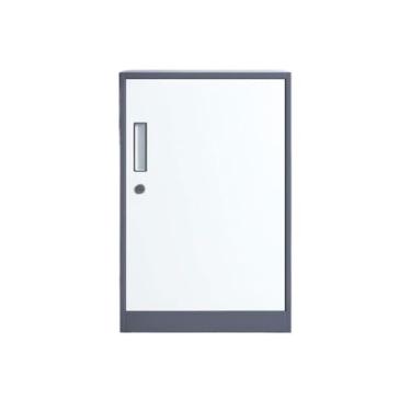 Imagem de Armário de Arquivos Armário de arquivo armazenamento escritório sob a mesa organizador dados com fechadura móvel(Gray)