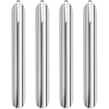 Imagem de 4 peças de vassoura de migalhas de mesa de aço inoxidável compacta, raspador de migalhas de mesa prático, limpador de migalhas de mesa portátil para toalha de mesa em restaurantes e casas