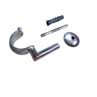 Imagem de Suportes Teto Para Varão de cortina 28mm em aluminio - Gaks, cromado