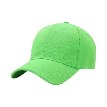 Imagem de Boné Snapback Ajustável Unissex - Estilo Hip Hop Streetwear, Verde flu