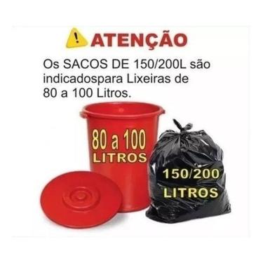 Imagem de 100 Unidades Saco De Lixo 40 Litros