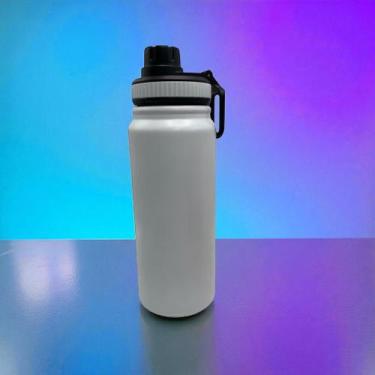 Imagem de Garrafa Térmica Inox Esportiva 600ml  Alta Qualidade e Praticidade - N