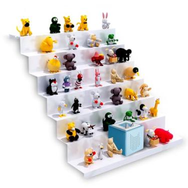 Imagem de Prateleira para Tonie aplicada à IKEA KALLAX – Organizador magnético de armazenamento comporta mais de 50 bonecos e caixa da Toniebox| Prateleira infantil branca com fixação magnética segura e recorte