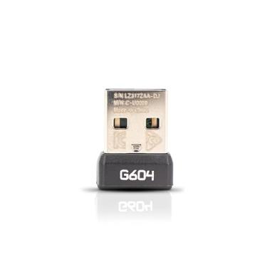 Imagem de GNAFETS Receptor de mouse sem fio de substituição - compatível com modelos Logitech G Pro X, G 502X, G603, G604 - Receptor USB de substituição, Dongle, Wi-Fi, USB (G604)