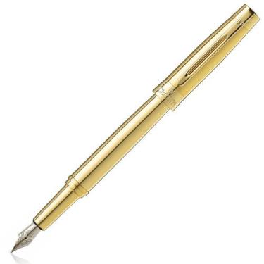 Imagem de Caneta Crown Personalizada Metal President Tinteiro