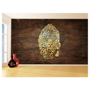 Imagem de Papel De Parede 3D Animais Pop Art Onça Pintada 3,5M Pxa104 - Você Dec