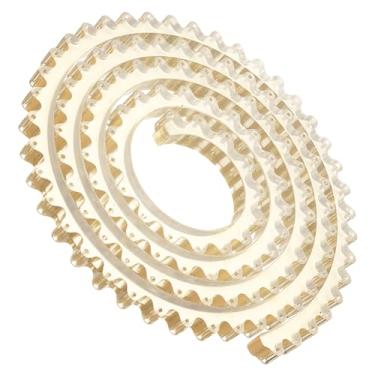 Imagem de BENECREAT Guia de borda de roteador de 78,7 polegadas, tira de perfil para marcenaria, ferramenta de contorno de forma fixa para fazer padrões de curva de madeira, móveis faça você mesmo, gabinete