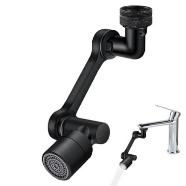 Imagem de Extensão de torneira para pia de banheiro, extensão de aerador de torneira de pia | Adaptador de 1080 graus com 2 modos de saída de água, acessório de torneira para trailer doméstico