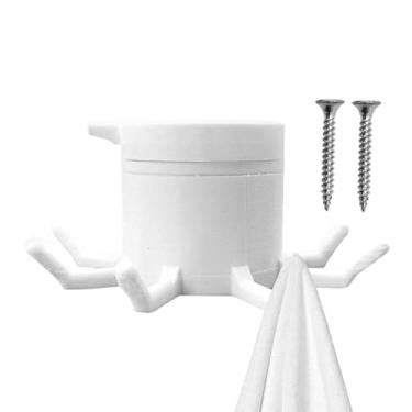 Imagem de Cabide de utensílios de cozinha | Suporte de utensílios para cozinha | Gancho de toalha giratório para saco colher tábua de cortar proprietários amantes de cozinha