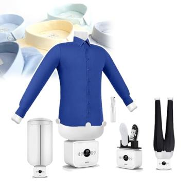 Imagem de Secador E Ferro De Passar AutomáTico Com Ar Quente,Secador De Roupas E Removedor De Rugas Sem Usar As MãOs,Vaporizador 360° Que Seca Sem Pontos Cegos,Ferro De Passar Que Seca Rapidamente Em 8 Minutos