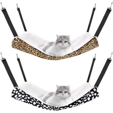 Imagem de Hamaca Colgante para Gatos Jetec Reversible Suave y Transpirable