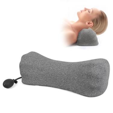 Imagem de RESTCLOUD Travesseiros de pescoço para alívio da dor para dormir, travesseiro de pescoço rolado almofadas cervicais para alívio da dor no pescoço e altura firme ajustável