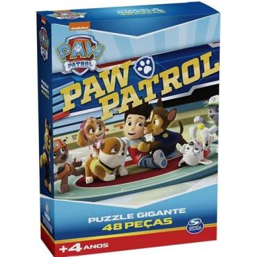 Imagem de Quebra Cabeça Puzzle Gigante Patrulha Canina 48 Peças Grow