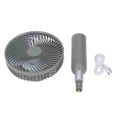 Imagem de Generic Ventilador Ereto Portátil, Cabeça de Agitação Automática Super Larga Fonte de Destacável Malha Capa Ventilador de Mesa Com Luz Noturna para o Escritório (#13)