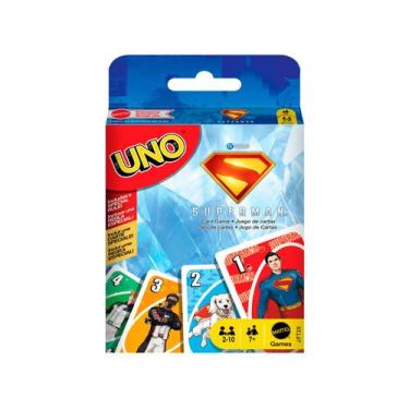 Imagem de Jogo de Cartas UNO Superman Mattel 113 Peças