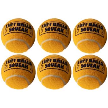 Imagem de Bola de tênis para cães PetSport Giant Tuff Squeaker - 10 cm