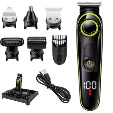 Imagem de Barbeador Kit Completo Profissional Portátil Corte Led - Relet